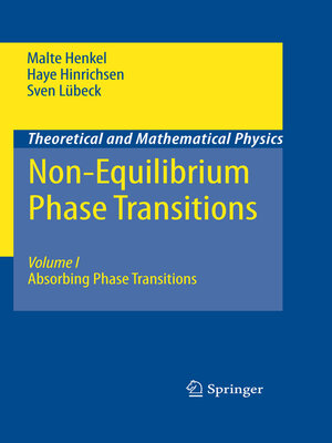 cover image of Non-Equilibrium Phase Transitions